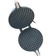 Amazon Supplier Gas Cooker Aluminium Alloy Round Mini Non Stick Manual Waffle Maker